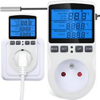 Produktai namams ir sodui // Įvairūs namų ir buities priedai // Termostat elektroniczny cyfrowy regulator temperatury 16a 250v gniazdo -e634