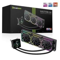 Gamemax CPU Liquid Cooler | HAILSTORM 360 LCD BK | Black