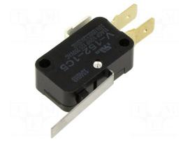 Microswitch SNAP ACTION | 15A/250VAC | 0.6A/125VDC | with lever