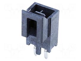 Connector: wire-board | socket | male | PIN: 2 | Nano-Fit | straight