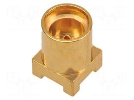 Connector: MMCX | socket | female | straight | soldering | gold-plated