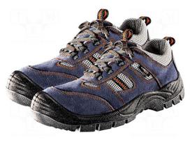 Shoes | Size: 45 | blue-gray | chamois | oils,slip,solvent