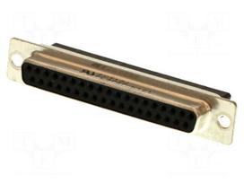 Contact | female | data transfer | gold-plated | crimped | 5A | straight