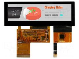 Display: TFT | 3.9" | 480x128 | Illumin: LED | Dim: 105.5x37x5.2mm | RGB
