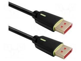 Cable | DisplayPort plug,both sides | PVC | DisplayPort 2.1 | 0.5m