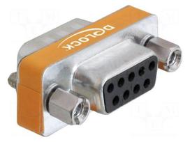 Adapter | D-Sub 9pin socket,D-Sub 9pin plug | null-modem