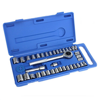 Benson Tools Doppense 40-piece socket and wrench set in a plastic case Cr-V