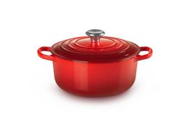 Le Creuset Signature apvalus kepimo indas 22cm cherry red (21177220602430)