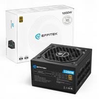 Maitinimo blokas EFFITEK 1200W Gold ATX 3.1, PCI 5.1 modulinis kabelis