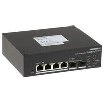 Switch Hikvision ZARZĄDZALNY SWITCH PRZEMYSŁOWY POE DS-3T1506HP-EI-UPS/NO POWER UNIT 4-PORTOWY SFP