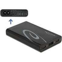 DeLOCK Lādētājs 2 x USB Type-C PD 3.0 + 1 x USB Type-A jauda 60 W