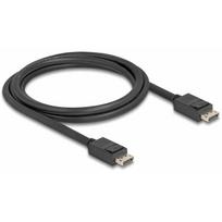 DeLOCK Kabel DisplayPort 2.1 Stecker > DisplayPort Stecker, 16K, 80Gbps (Black, 1,8 Meter)