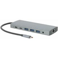 Dokstacija/replikators Mobilis Mobilis 020028 vadu USB 3.2 Gen 1 (3.1 Gen 1) Type-C Grey