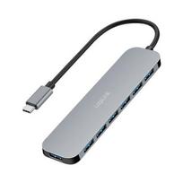 USB3.2 USB-A 7 portų USB šakotuvas, 5Gbps, 20W PD