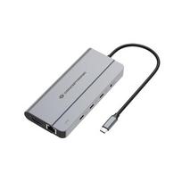 Stotis/replikatorius Conceptronic CONCEPTRONIC 10-1 Dock USB-C->HDMI/2xUSB-A/3xUSB-C/100WPD