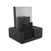 Dokavimo stotis Icy Box 4 lizdų dokavimo stotis 2x M.2 NVMe ir 2x 2,5"/3,5" HDD/SSD vieno režimo, USB 3.2 Gen 2, 10Gbps pagrindiniam įrenginiui