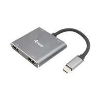 Stacionari dokavimo stotis Equip Equip 133484 laidinė USB 3.2 Gen 1 (3.1 Gen 1) Type-C Silver