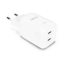 Įkroviklis GaN 100W 2xUSB-C White