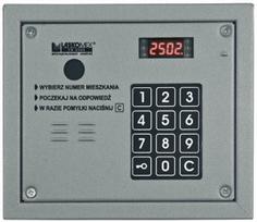 Laskomex CP-2503R sidabrinis garso skydelis su RFID raktų skaitytuvu