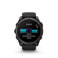 Išmanusis laikrodis Garmin  Fenix 9 – 51mm, Carbon Grey DLC Titanium with Black Silicone Band