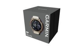 Išmanusis laikrodis Garmin  Fenix 9 Pro – inReach, 43mm\nAutumn Gold Titanium with Cream/French Grey Silicone Band