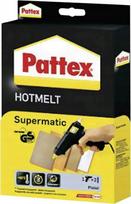 Pattex karštų klijų pistoletas Supermatic, pistoletas ir 2 klijų lazdelės