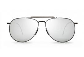 Akiniai nuo saulės THOM BROWNE unisex TB015LTDBLKGR (Lęšis/tiltelis/auselė) 62/15/144 mm
