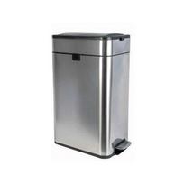 Šiukšlių dėžė Maul MAUL 9504094 stačiakampė iš nerūdijančio plieno Black, Silver