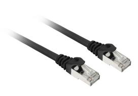 Sharkoon patch network cable SFTP, RJ-45, with Cat.7a raw cable (black, 1 meter)
