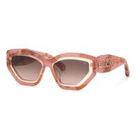 Akiniai nuo saulės PHILIPP PLEIN moterims SPP099M5506Z8 (lęšis/tiltelis/auselė) 55/18/140 mm