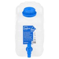 Vandens talpa su čiaupu, skaidri, 10l, plastikas