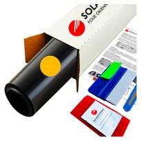 Tamsinta langų plėvelė Solar Systems juoda NHP 95 % sedanas 300x100 cm rinkinys