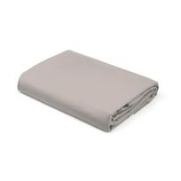 Satin Fitted Sheet 90x200 cm, Beige, Solid Color, Pure