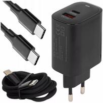 BLOW tinklo įkroviklis USB-C USB-A QC 45W Quick Charge GaN su laidu