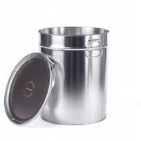 Metalinis kibiras 30l su užveržimo žiedu 10 vnt.