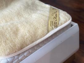 Merino Wool vilnonė paklodė ant čiužinio, Merino vilnos paklotas