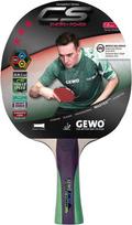 Gewo Cs Energy Power – stalo teniso raketė – profesionali stalo teniso raketė, Ittf patvirtinta – raketė su kontrole dengiančia danga ir didelėmis sukimosi savybėmis, įgaubta, 1,8 mm kempinė, raudona/juoda
