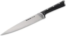 Tefal Ice Force K23202 šefo peilis, 20 cm ašmenys, apsauga nuo korozijos, rankų apsauga, nerūdijantis plienas, juodas