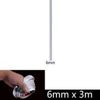 3M/5M chromo formavimo apdaila, automobilio durelių apsauga, lipdukai juostelė buferio grotelės automobilio nuo susidūrimo juostos durų krašto apsaugos plokštė 6mm x 3m white