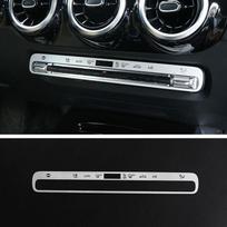 Automobilio oro kondicionieriaus AC režimo mygtuko apdailos lipduko dangtelis Mercedes Benz A B CLA GLA GLB W177 W247 X247 C118 klasei For 2019-20 A Class black