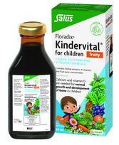 FLORADIX KINDERVITAL skystis su vaisių skoniu, 250 ml