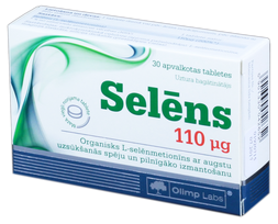 OLIMP LABS Selenium 110 µg tabletės, 30 vnt.