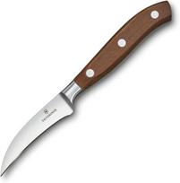 Victorinox Grand Maître profesionalus biuro peilis, itin aštrus ašmenys, tiesus pjūvis, 8 cm, elegantiška medinė rankena, nerūdijantis plienas, rudas