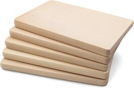 Vmg-store pusryčių lentelė iš buko medienos, 18 x 11 cm, natūrali pjaustymo lentelė, kvadratinė duonos lentelė iš buko medienos, virtuvės lentelė iš natūralaus medžio (5, maža)