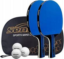 Stalo teniso raketė Pro rinkinys Ping Pong kamuoliukai raketės