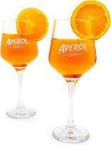 Maxito Aperol stiklinės, 2 vnt. rinkinys, modernaus dizaino, puikiai tinka kaip aperol spray dovana, geriamojo stiklo rinkinys