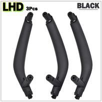 For BMW X5 X6 F15 F16 2014 2015 2016 2017 2018 Left Right 3Pcs/set Car Inner Doors Handle Pull Trim Cover Black Beige Beige-RHD beige