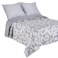 Lova tiesalas 200x220 cm dygsniuotas dvipusis pledas N21 lapeliai
