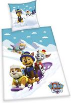 Herding Paw Patrol patalynės komplektas, pagalvės užvalkalas 80 x 80 cm, antklodės užvalkalas 135 x 200 cm, su praktišku užsegimu sagomis, 100% medvilnė/flanelė