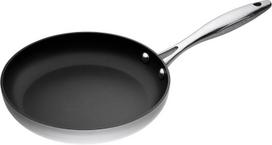 Scanpan Ctx keptuvė, 20 cm, daugiafunkcinė indukcinė keptuvė su nerūdijančio plieno rankena, tinkama visų tipų viryklėms, Stratanium neprideganti danga, tinkama naudoti orkaitėje